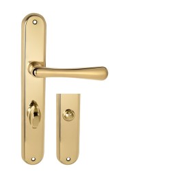NI - ELEGANT OLV - Mosaz leštěná lakovaná - BB otvor pro klíč - klika/klika - 72 mm (4/8)