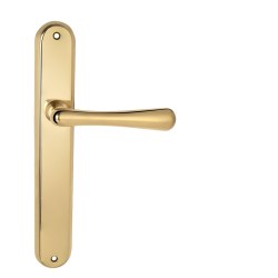 NI - ELEGANT OLV - Mosaz leštěná lakovaná - BB otvor pro klíč - klika/klika - 72 mm (7/8)