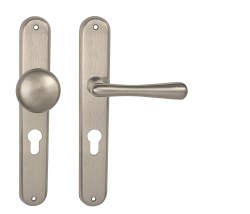 NI - ELEGANT ONS - Nikl broušený - BB otvor pro klíč - klika/klika - 72 mm (6/8)