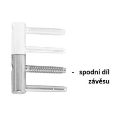 OV - Pant nastavitelný spodní 495/16 Bílý pozink (3/4)
