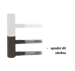 OV - Pant nenastavitelný spodní 101/15 T - Titan (3/4)