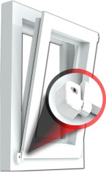 PD - Výsuvná západka s uzamykáním HNM.S - Hnědá matná světlá (RAL8003) (9/10)