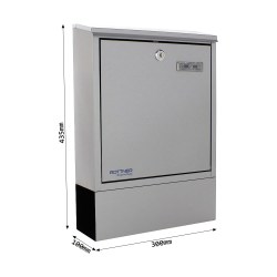RR - POŠTOVNÍ SCHRÁNKA - LIBRO - T06045 Inox (11/12)