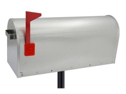 RR - POŠTOVNÍ SCHRÁNKA US ALU MAILBOX - T00215 Stříbrný komaxit