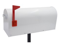 RR - POŠTOVNÍ SCHRÁNKA US ALU MAILBOX - T00217 Bílá komaxit