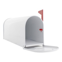 RR - POŠTOVNÍ SCHRÁNKA US ALU MAILBOX - T00217 Bílá komaxit (12/12)