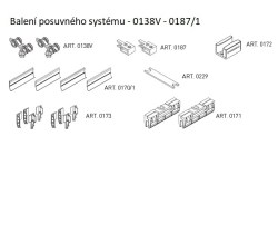 SC - Balení posuvného systému 100 GLASS