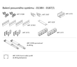 SC - POSUVNÝ SYSTÉM SERIES 100 SILENT GLASS S 80 KG SP - (3/6)