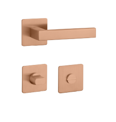 SH - KVADRAT - HR 1760 3SM CUM PVD - Měď matná PVD - rozety BB - klika/klika (4/6)