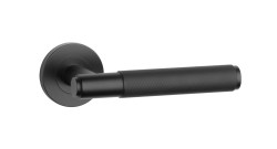 SH - OVAL - R 1741 PRO 8 MM BS - Černá matná - klika/klika - rozety PZ (5/6)