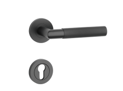 SH - OVAL - R 1742 PRO 8 MM BS - Černá matná - klika/klika - bez spodní rozety (4/6)