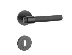 SH - OVAL - R 1743 PRO 8 MM BS - Černá matná - klika/klika - rozety WC (3/6)