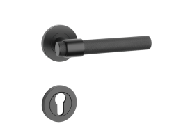 SH - OVAL - R 1743 PRO 8 MM BS - Černá matná - klika/klika - rozety WC (4/6)