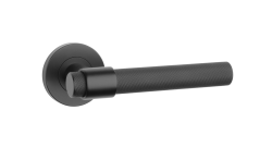 SH - OVAL - R 1743 PRO 8 MM BS - Černá matná - klika/klika - rozety WC (5/6)