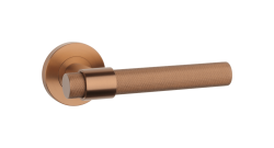 SH - OVAL - R 1743 PRO 8 MM CUM PVD - Měď matná PVD - klika/klika - rozety WC (5/6)