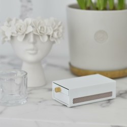 SN - DESIGNOVÁ Krabička na zápalky Bílá matná (10/14)