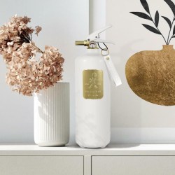SN - HASICÍ PŘÍSTROJ 2 KG Bílá lesklá / zlatý lesklý emblém (8/10)
