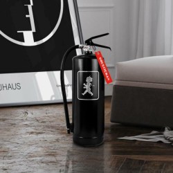 SN - HASICÍ PŘÍSTROJ 6 KG Černá lesklá / stříbrný lesklý emblém (5/6)