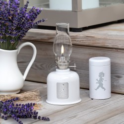 SN - OLEJOVÁ LAMPA Bílá lesklá / stříbrný lesklý emblém (5/6)
