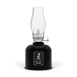 SN - OLEJOVÁ LAMPA Černá lesklá / stříbrný lesklý emblém
