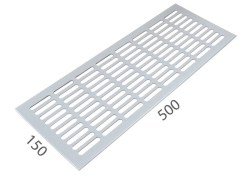 SRL - ALFA větrací mřížka šířka 150 x 500 mm Bílá komaxit - 150 mm - 500 mm (5/8)