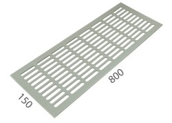 SRL - ALFA větrací mřížka šířka 150 x 800 mm F9 - Nerez elox