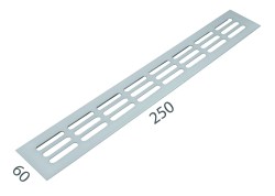 SRL - ALFA větrací mřížka šířka 60 x 250 mm F1 - Stříbrný elox