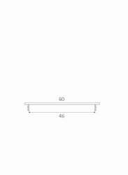 SRL - ALFA větrací mřížka šířka 60 x 500 mm F1 - Stříbrný elox (2/8)