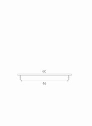 SRL - ALFA větrací mřížka šířka 60 x 800 mm F3 - Zlatý elox - 60 mm - 800 mm (6/8)