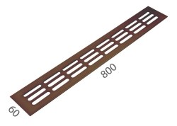 SRL - ALFA větrací mřížka šířka 60 x 800 mm F4 - Bronz elox
