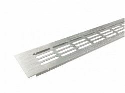 SRL - větrací mřížka šířka 80 x 500 mm - imitace NEREZ Imitace nerez - 80 mm - 500 mm (2/2)