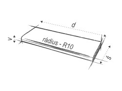 TD - DŘEVĚNÝ PRÁH - BUK TŘEŠEŇ Buk 05 - Mořený třešeň lakovaný (2/3)