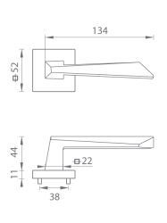 TI - CAIRO - HR 2731Q OCS - Chrom broušený (96) (2/4)