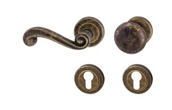 TI - CARLA - R 738 OBA - Antik bronz (46) - klika/klika - rozety WC (7/8)