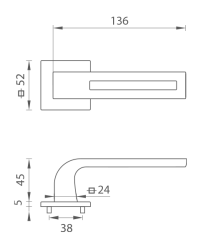 TI - CINTO 2 - HR 3044Q 5S BS - Černá matná (153) (2/2)