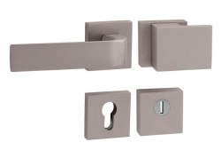 TI - CUBO / CINTO - HR 3230/2732 NP - Nikl perla (142) - rozety PZ PLUS - madlo/klika levá (3/4)