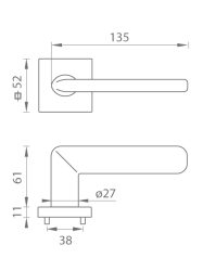 TI - ELIPTICA - HR 4165 5SQ T1 OLV - Mosaz leštěná lakovaná (33) (2/2)