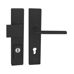 TI - FORTE PLUS 3214/ELIPTICA 3098 - SH, tloušťka dveří 38-45 mm BS - Černá matná (153)