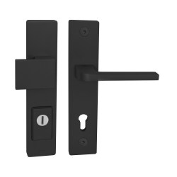 TI - FORTE PLUS 3214/SUPRA 3097 - SH, tloušťka dveří 84-90 mm BS - Černá matná (153)