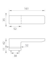TI - GORDO - RT 4084RT T - Titan (141) - rozety PZ - klika/klika (8/8)