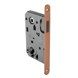 TI - Magnetický zámek 3598 PZ 85 CUM - Měď matná (186) - PZ otvor pro vložku - 85 mm (3/4)