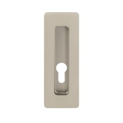 TI - Mušle na posuvné dveře - 4181 5S - PZ NP - Nikl perla (142) - PZ otvor pro vložku (3/4)