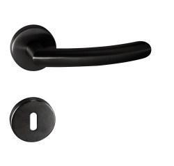 TI - NERO - R 2233 BS - Černá matná (153) - klika/klika - rozety PZ (3/8)