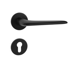 TI - OPTIMAL - R 4164 5S BS - Černá matná (153) - klika/klika - rozety WC (4/6)