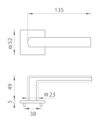 TI - POPULAR - HR 4161 5SQ T3 OC - ​​Chrom lesklý (03) (2/2)