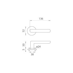 TI - ROUND - R 3957 5S T - Titan (141) - klika/klika - rozety WC (6/6)