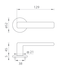 TI - SONIA - R 3095 5S CUM PVD - Měď matná PVD (160) (2/4)