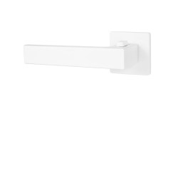 TI - SQUARE - HR 4275Q 7S s uzamykáním, 38-45 mm WS - Bílá matná (152) - bez spodní rozety - klika/klika s uzamykáním pravá (3/4)