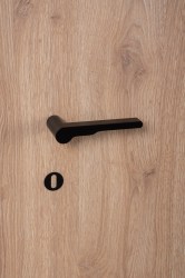VM - WIND BS - Černá matná (18) - rozety WC - klika/klika (8/8)