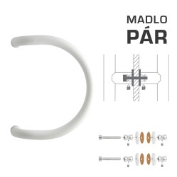 WA - MADLO M1 WA/A-S-SKLO pár Bílá (RAL 9016)